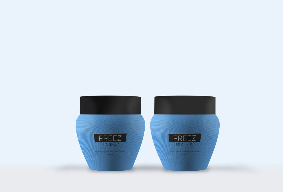 Cosmetics Containers Mockup